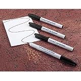 VWR LAB MARKER -ONE ONLY BLACK FINE TIP -PERMANENT, ALCOHOL, WATERPROOF , WRITES ON ALMOST ANYTHING +GLASS+PLASTIC+CLOTH+X-RAYS+METAL+CARDBOARD+PHOTOGRAPHIC FILM & PAPER - MADE IN USA-REF # 1400-20-VWC