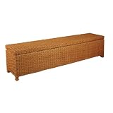 Hansen 3879/140 Rattantruhe 150 x 35 x 41 cm honig
