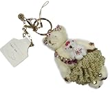 Teddy Bear with Cub Wearing Skirt Plush Key Chain Purse Charm 4"x3"