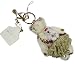 Teddy Bear with Cub Wearing Skirt Plush Key Chain Purse Charm 4