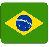 Brazil Brazilian Flag Mousepad Mouse Pad Mat