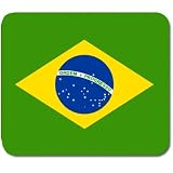 Brazil Brazilian Flag Mousepad Mouse Pad Mat by BLING SITY
