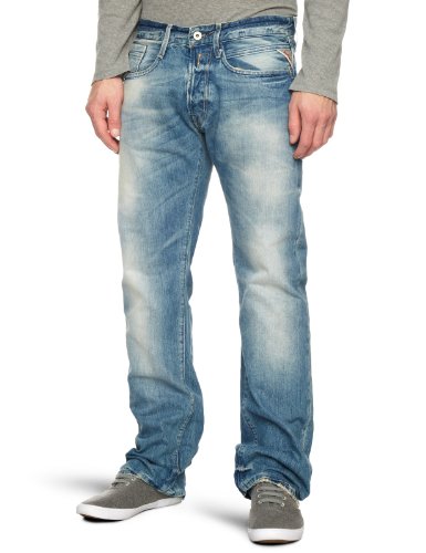 Replay Herren Jeans Normaler Bund Billstrong M955 .000.412 950, Gr. 30/32, Blau (13.5 OZ l Preisvergleich