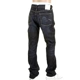 Jeans Evisu black painted logo denim jean AW10EG30005 D3927 EVIS0473