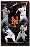 New York Mets (David Wright, Johan Santana, Jose Reyes, Carlos Beltran) Sports Poster Print - 24 X 36
