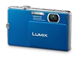 Panasonic LUMIX DMC-FP1EG-A Digitalkamera (12 Megapixel, 4-fach opt. Zoom, 6,86 cm Display, Bildstabilisator) blau