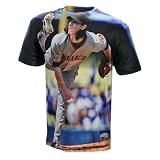 MLB Men's San Francisco Giants Tim Lincecum Sublimated High Definition Photo Tee Shirt (Giants, Xx-Large)