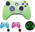 GREEN GLOW in DARK Xbox 360 Game Controller Silicone Case Skin Protector Cover (Many Colors Available)