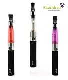 E Zigarette Ego-T - CE4 mit starkem Akku und Clear Verdampfer CE4 V2 mit langen Döchten + USB Ladekabel zum Schnupperpreis!- Klicken Sie auf rauchfreishop und beachten Sie unsere weiteren Angebote und Sparpakete!