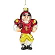 Southern California USC Trojans 4" Glass White Football Player Holiday Ornament Set of 3 - NCAA College Athletics