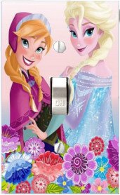 Got You Covered Disney Frozen Breeze Themed Elsa Anna Light Switch Covers (1 X Toggle Light Switch)