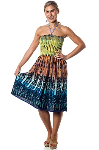 One-size-fits-most Tube Dress/Coverup - Tribal Sparks (many colors)