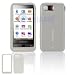 Premium Transparent Clear Silicone Skin Snap-On Cover Case Cell Phone Protector for Samsung Omnia i900 [Beyond Cell Packaging]