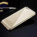 For IPhone 6 Case,IPhone 6S Case,DDLBiz Clear Crystal Rubber Plating TPU Soft Case Cover for iPhone 6/6S (Gold)