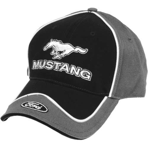 Ford Mustang Low Profile Mens Twill Hat Black
