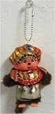 Monchhichi World Costume Egypt Keychain Plush Doll