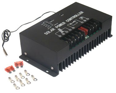 Solar / DC Charge Controller (30A Rate) for 12V/24V SLA / LFP Battery with LCD Display