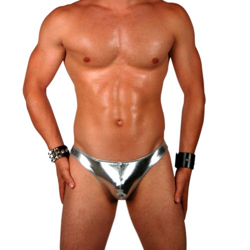 Mens New Liquid Metallic Thong Swimsuit Gary Majdell Sport