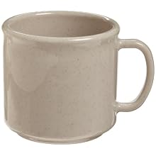 Carlisle 4305271 Sand 10.9 Oz. Stackable Mug (Case of 12)