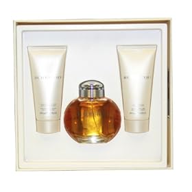 Burberry By Burberry For Women. Gift Set ( Eau De Parfum Spray 3.3-Ounces + Perfumed Body Lotion 3.3-Ounces + Perfumed Bath & Shower Gel 3.3-Ounces ),  U