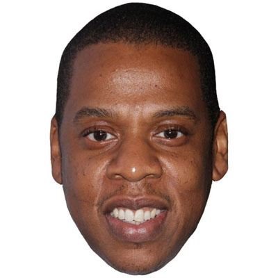 Jay Z Celebrity Mask, Cardboard Face and Fancy Dress Mask