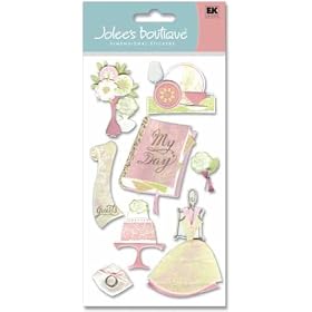 Boutique Wedding Le Grande Dimensional Stickers: Wedding Plans
