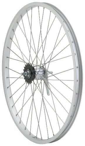 Avenir 36H Alloy 26 Inch x 1.75 Inch Coaster Brake Silver/Silver Cruiser Wheel (Rear) On Sale