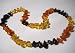 Bouncy Baby BoutiqueTM Baltic Amber Teething Necklace - Rainbow Chips