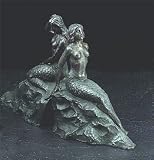 Bronze Mermaid Bookends
