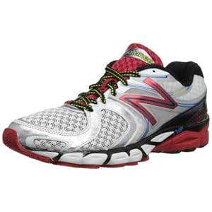 New Balance Men's M1260v3 Running Shoe,White/Red,10.5 D US