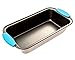 Bakeware Set -Premium Nonstick Baking Pans -Set of 4- ligh blue Silicone Handles includes a Pie Pan, a Square cake pan, Baking Pan, a Bread Pan, By Intriom Blue Collection (Set of 4)