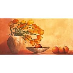Eurographics MAV1003 Marlene Verhagen, Tulips und Apples 50 x 100 cm, Hochwertiger Kunstdruck - Tulpen