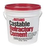 Rutland12.5lbsTubCastableCement-MixWithWater(FireClay)2200degree