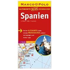 Marco Polo Autokarte plus Reiseguide Spanien 1:700 000