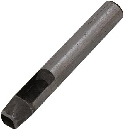 CNBTR 45# Steel Silver Square Shape 10mm Hollow Leather Punch DIY Cutter Tool