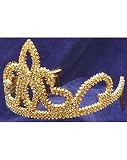 Gold Plastic Tiara Costume Accessory