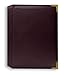 Pioneer Photo Albums Oxford Brass Corner Series Sewn Album, Burgundy