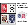 GEMACO 100% Plastic Star Standard Poker 2 Deck Setup - Playing Cards > 100% Plastic > Gemaco