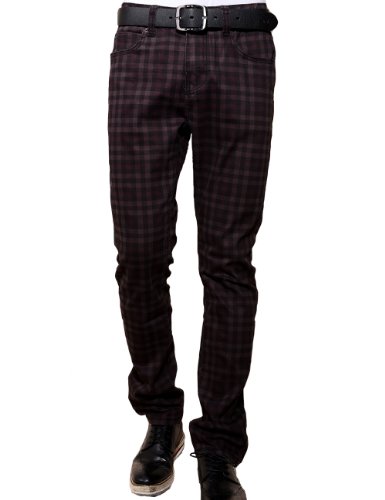 SSLR Men's Stretch Straight Fit Denim Jeans