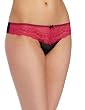 Betsey Johnson Women's Eyelet Lace Lo-Rise Wide Side Thong