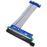 PCI-E PCI Express 16X to 4X Riser Card Adapter Extender Flex Flexible Extension Cable