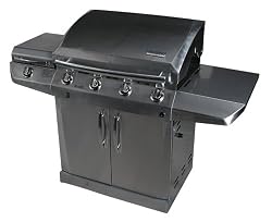 Char-Broil M580 SS Quantum 4-Burner Infrared Gas Grill, Stainless Steel