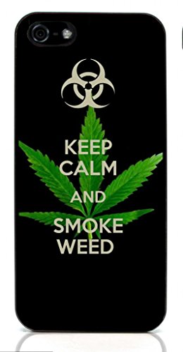 Marijuana Kush Weed Hard Case for Apple iPhone 5/5S ( Sugar Skull )