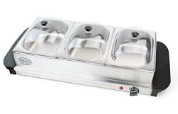 Nostalgia Electrics BCD-332 3-Station Mini Buffet Server