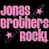 Jonas Brothers Rock! Window Decal - Soft Pink