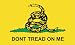 Don't Tread On Me - Gadsden Flag tea party anti obama bumper sticker