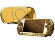 PlayStation Portable 3000 (PSP-3000) Skin - NEW - GOLD CHROME MIRROR system skins faceplate decal mod