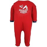 Cleveland Indians Red Footed Newborn Sleeper Creeper