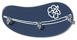Navy Surfboard Shaped Coat Rack