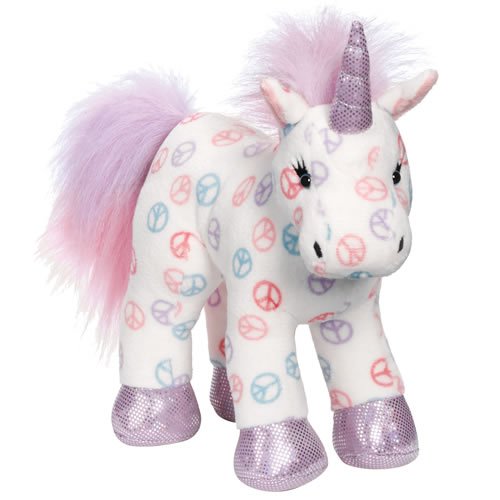 Webkinz Plush Stuffed Animal Peace Unicorn